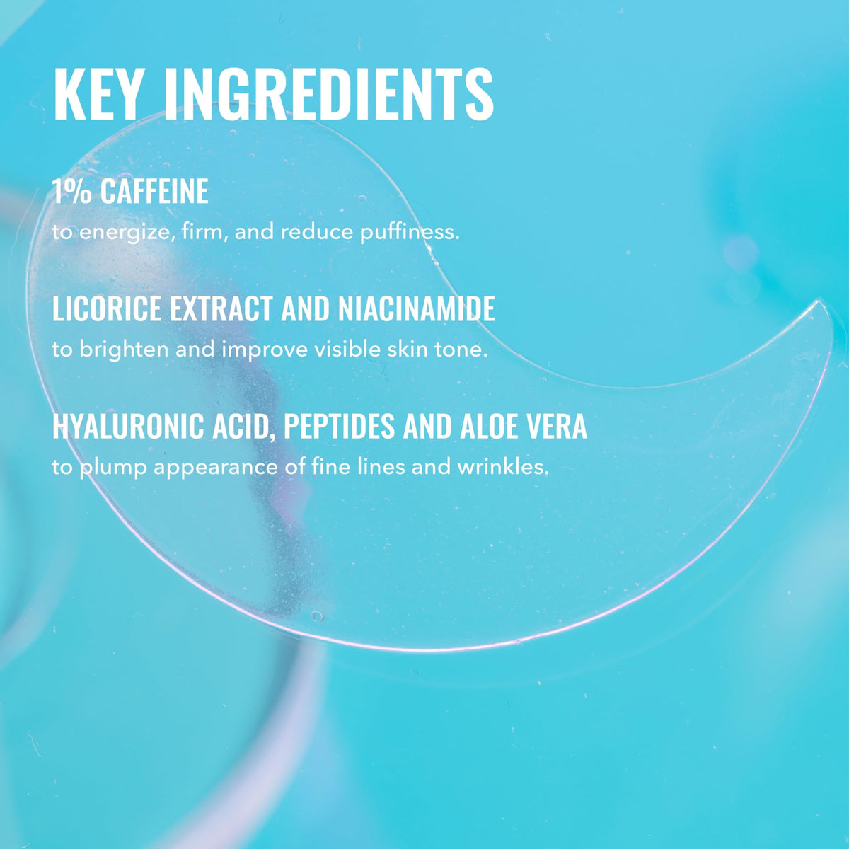 Good Molecules Caffeine Energizing Eye Patches in packaging
