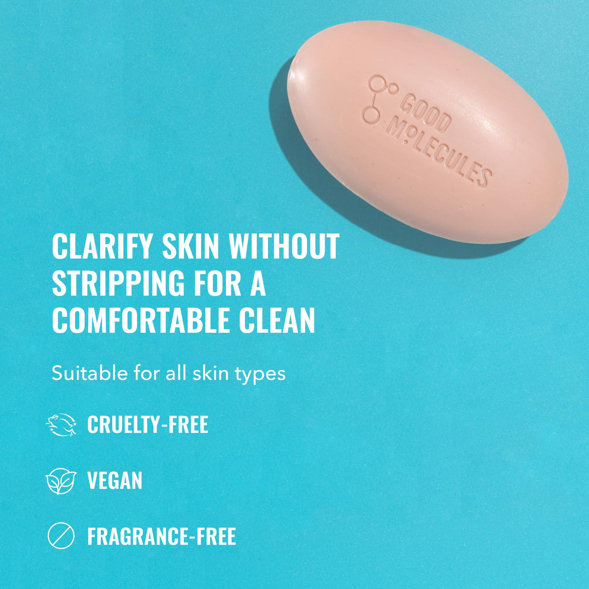 Good Molecules Clarify and Cleanse Bar packaging