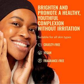 Good Molecules Daily Brightening Serum side view with labels