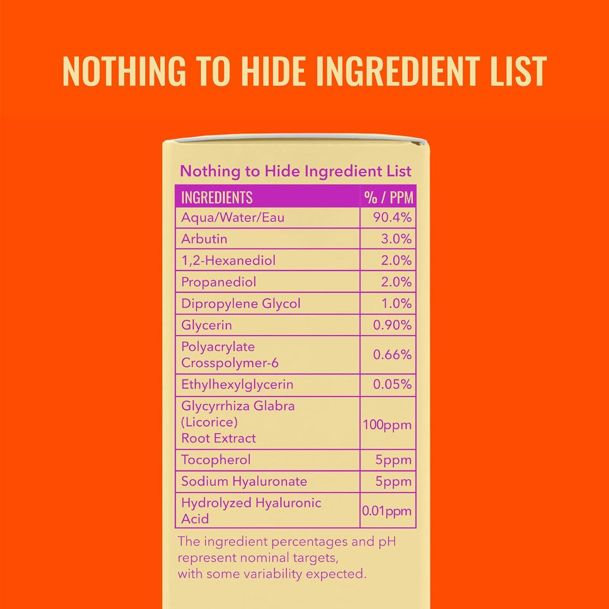Good Molecules Daily Brightening Serum with hyaluronic acid highlighted