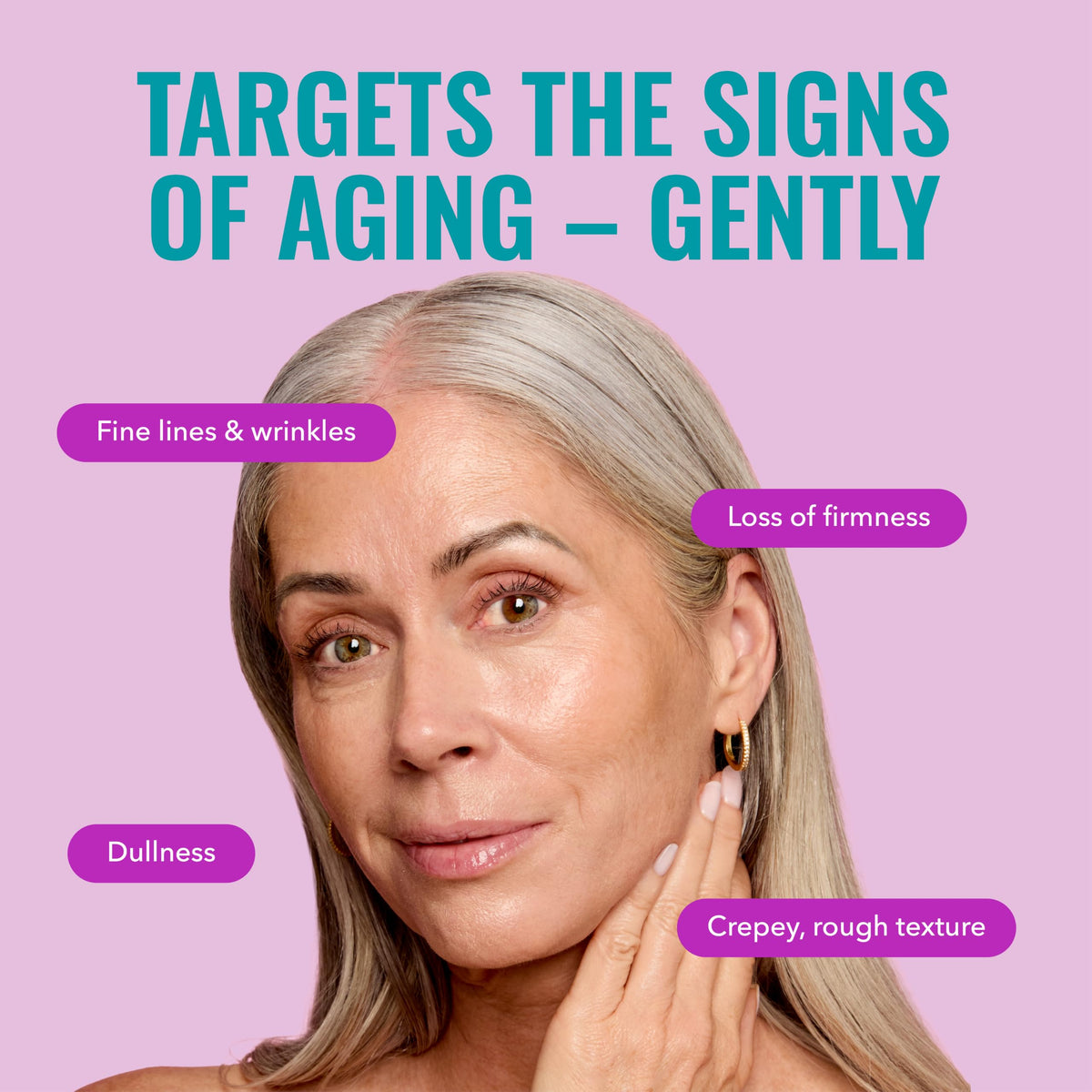 Good Molecules Gentle Retinol Cream application on skin