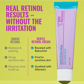 Good Molecules Gentle Retinol Cream texture close-up