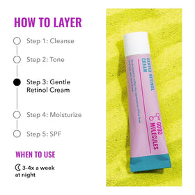 Good Molecules Gentle Retinol Cream texture close-up
