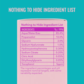 Good Molecules Hyaluronic Acid Serum close-up of bottle