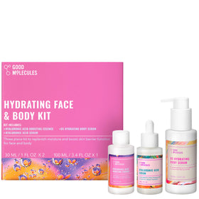 Good Molecules Hydrating Set front view with three products