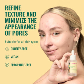 Good Molecules Niacinamide Serum Pack 2 back view showing ingredients