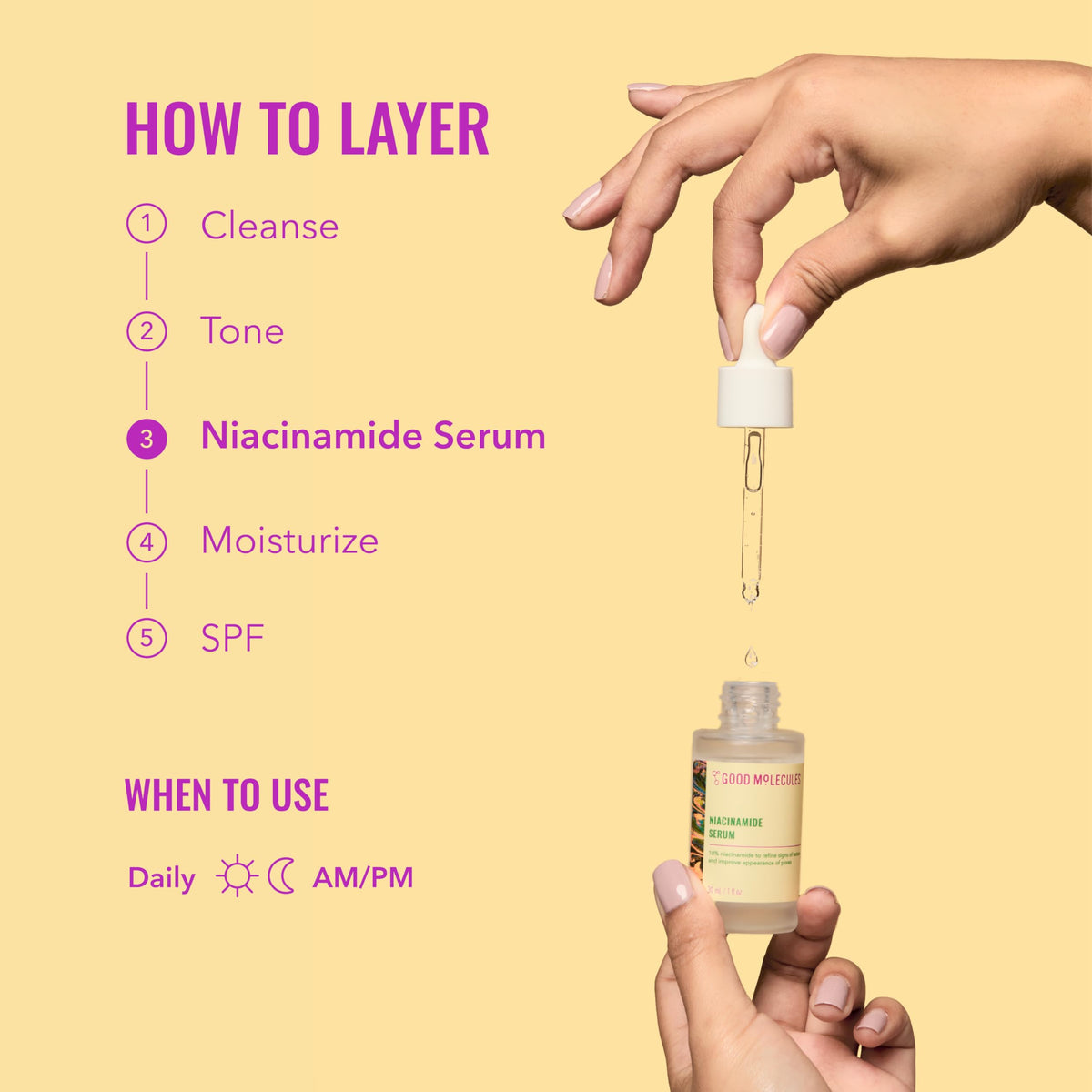 Good Molecules Niacinamide Serum Pack 2 packaging details