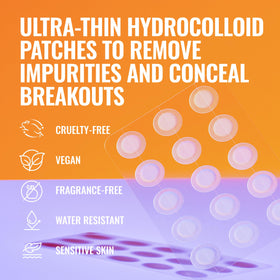 Good Molecules Pimple Patch applied under makeup