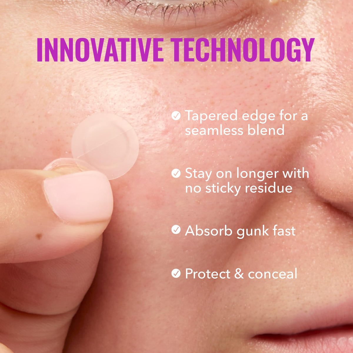 Good Molecules Pimple Patches showing multiple patches in a pack