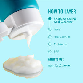 Good Molecules Soothing Azelaic Acid Cleanser 120ml texture close-up