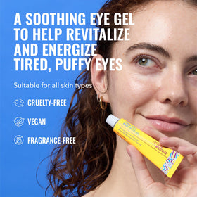 Good Molecules Yerba Mate Wake Up Eye Gel application on skin