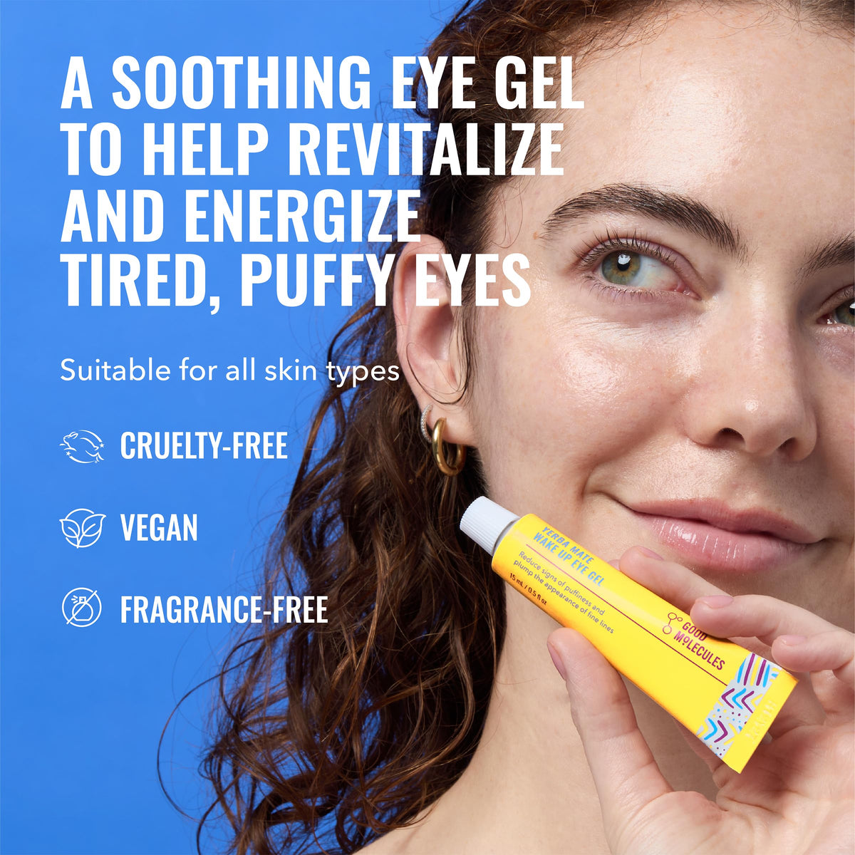 Good Molecules Yerba Mate Wake Up Eye Gel Pack side view