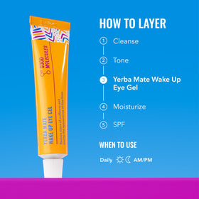 Good Molecules Yerba Mate Wake Up Eye Gel packaging details