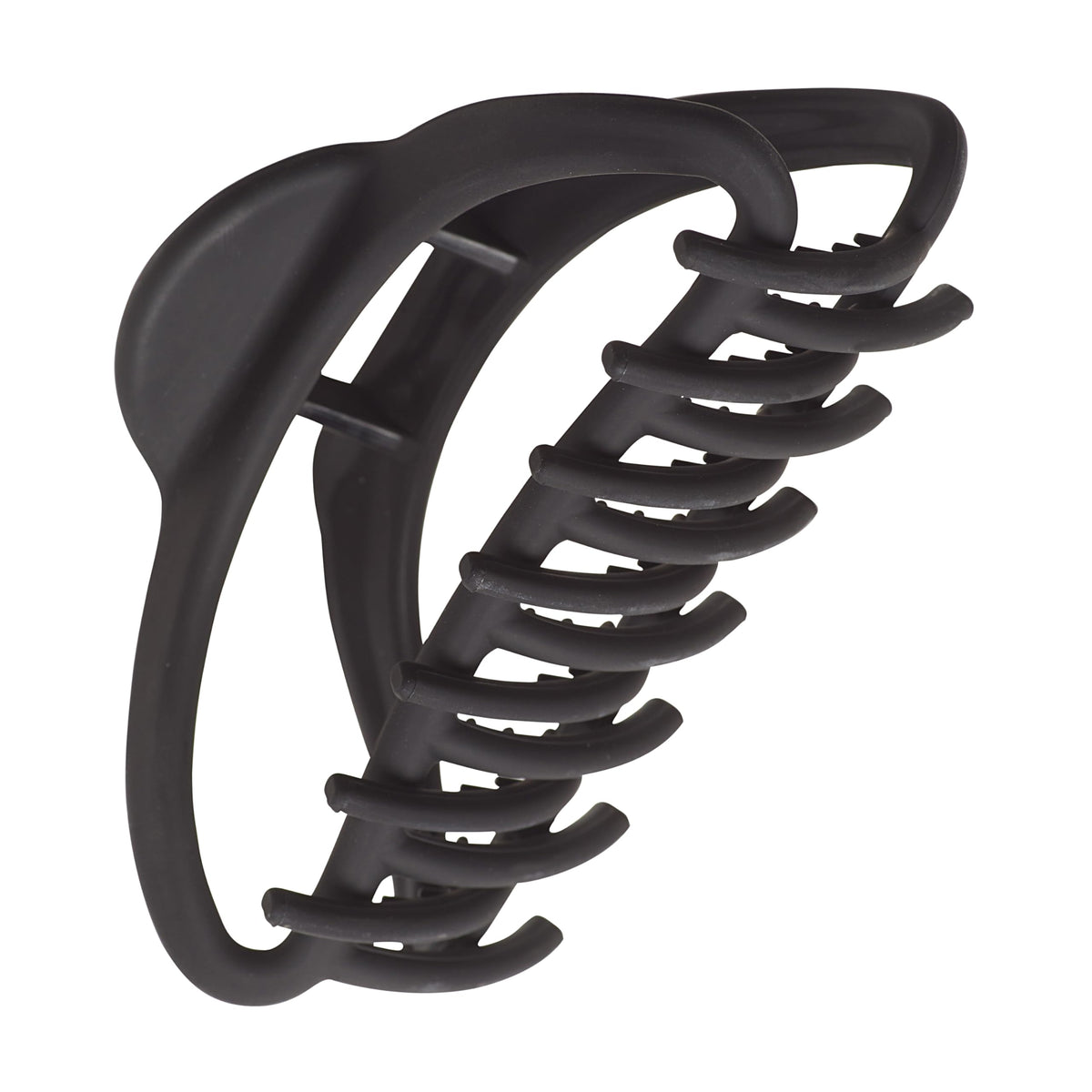 GOODY Forever SlideProof Claw Clip in use with thick hair