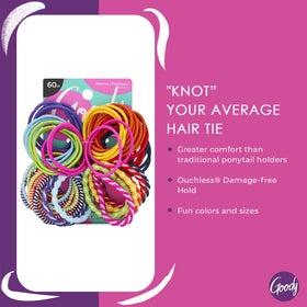 GOODY Kids Ouchless Elastic Hair Ties close-up of elastic texture