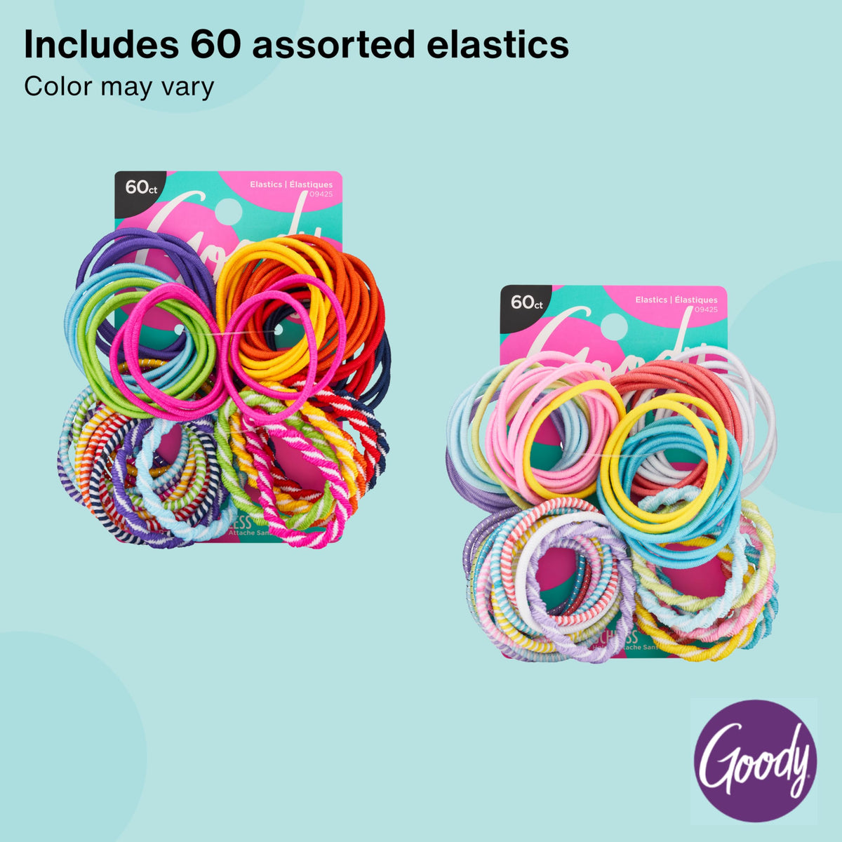 GOODY Kids Ouchless Elastic Hair Ties in a backpack