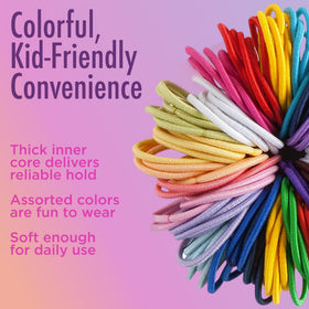 GOODY Kids Ouchless Elastic Hair Ties packaging back view