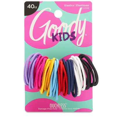 GOODY Kids Ouchless Hair Elastics assorted colours front view