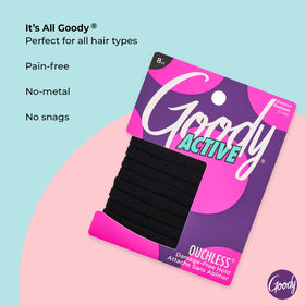 GOODY Ouchless Hair Elastics in use on a ponytail