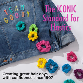 GOODY Ouchless Hair Scrunchies collection on a flat surface