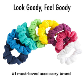 GOODY Ouchless Jersey Scrunchies assorted colours spread out