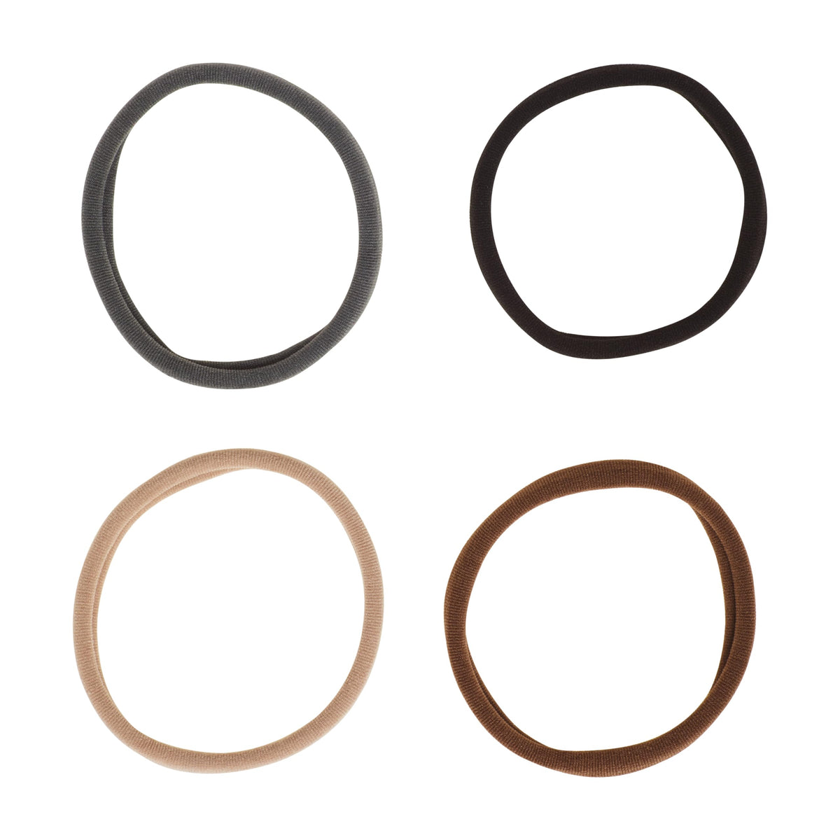 GOODY satin scrunchies in neutral shades
