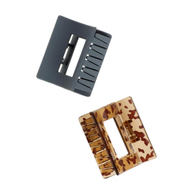 GOODY SlideProof Square Claw Clips set packaging