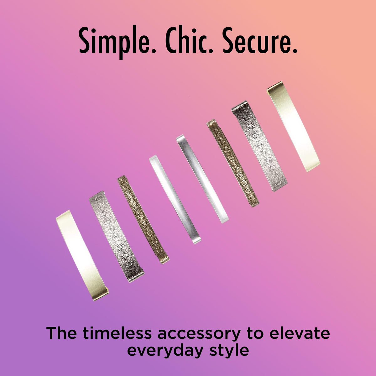 GOODY Stay Tight Hair Barrettes assorted colours on a flat surface