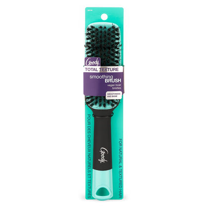 GOODY Total Texture Smoothing Brush front view with vegan bristles