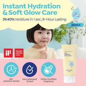 GOONGBE Kids Facial Bubble Wash being applied on hands