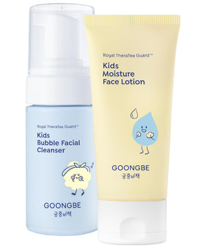 GOONGBE Kids Facial Bubble Wash front view with packaging