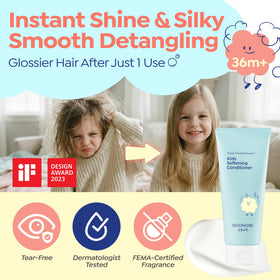 GOONGBE Kids' Shampoo and Conditioner with fresh ingredients