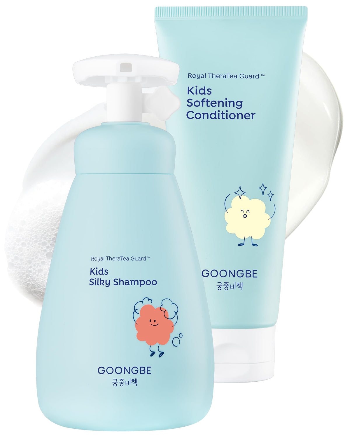 GOONGBE Kids Silicone-Free Silky Shampoo front view 10.1oz