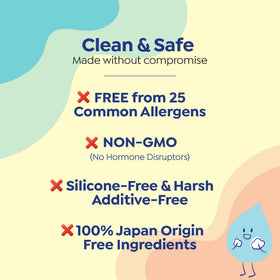 GOONGBE Kids' Silky Shampoo in a bathroom setting
