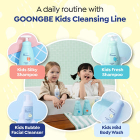 GOONGBE Kids' Silky Shampoo texture close-up