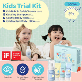 GOONGBE Silky Shampoo bottle from Kids Travel Toiletry Set