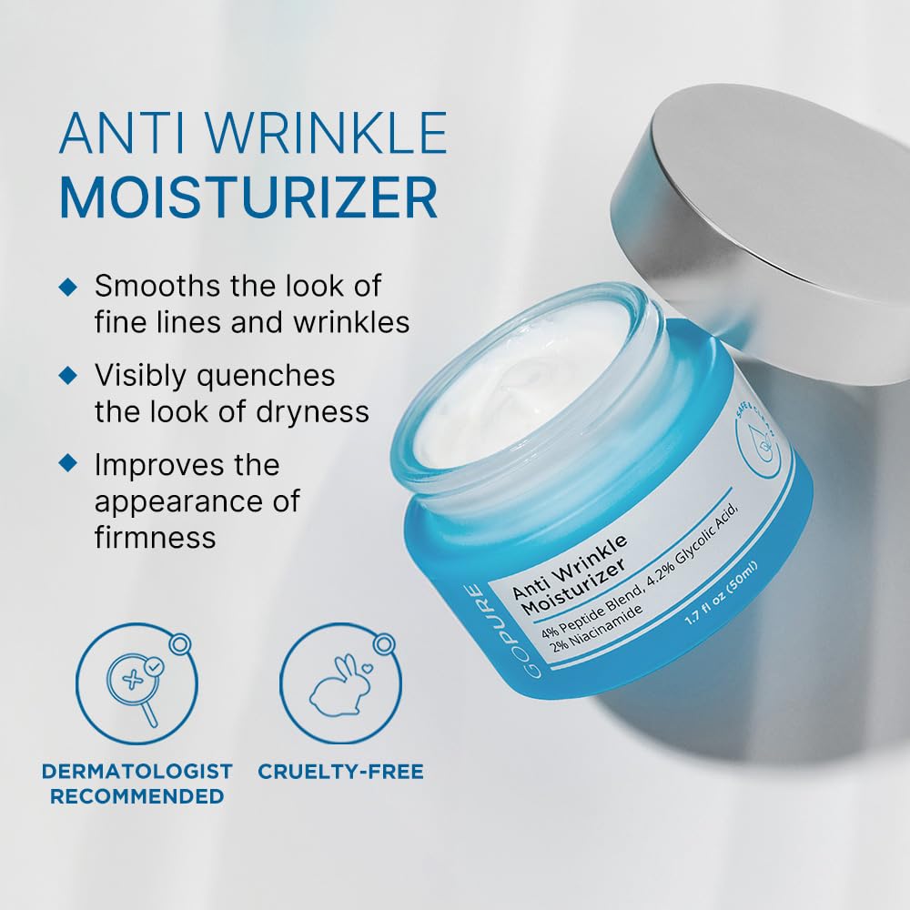 goPure Glyco-Peptide Anti Wrinkle Face Cream packaging