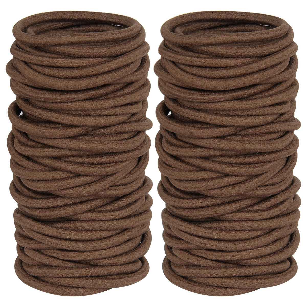 GOSICUKA 120 pack of brown hair ties front view