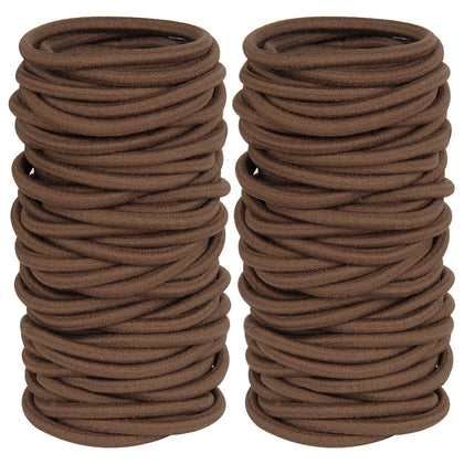 GOSICUKA 120 pack of brown hair ties front view