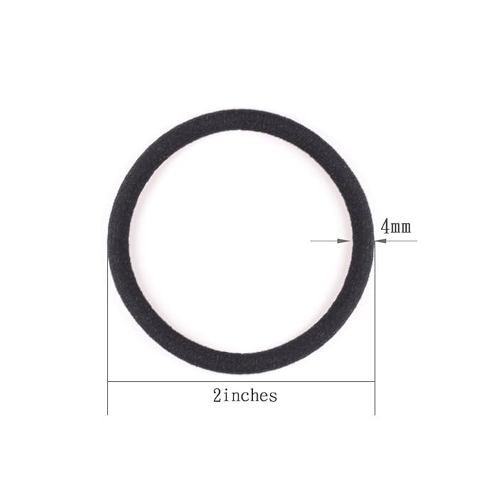 GOSICUKA 120PCS Thick Hair Elastics packaging with colour options