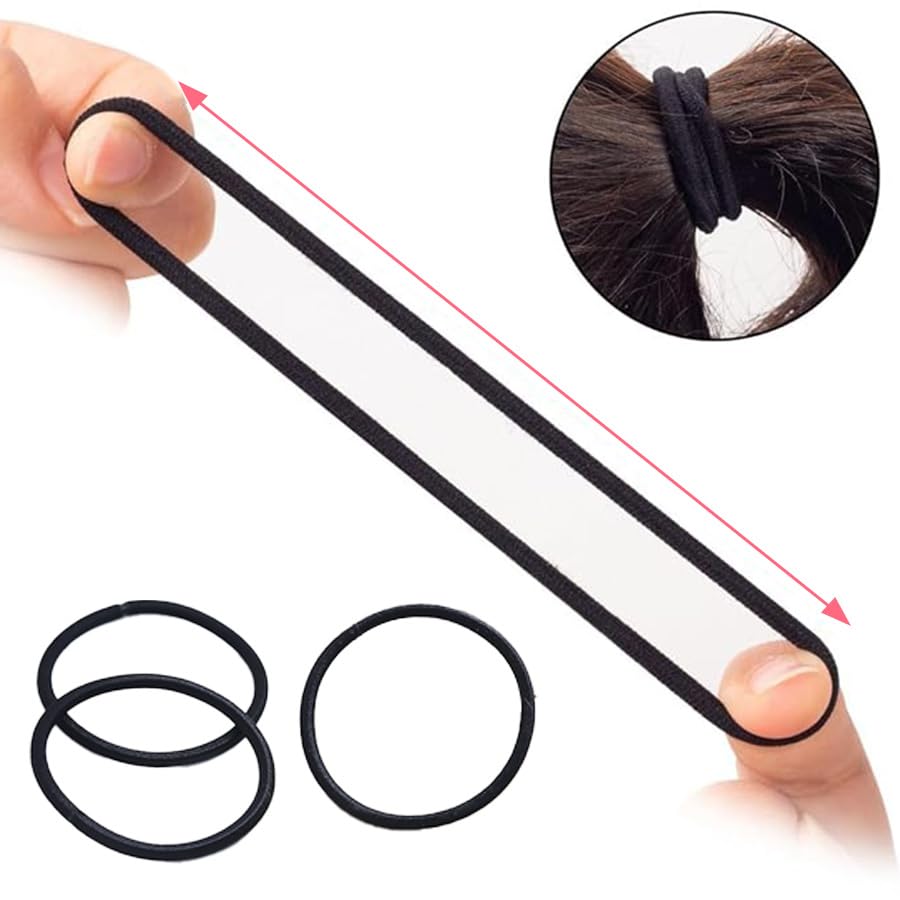 GOSICUKA hair ties showing texture and thickness