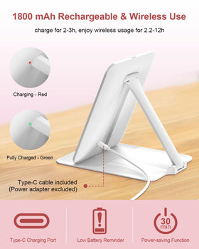 Gospire Travel Makeup Mirror with natural light setting