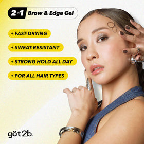 Got2B Glued 2-in-1 Brow & Edge Gel travel-friendly packaging