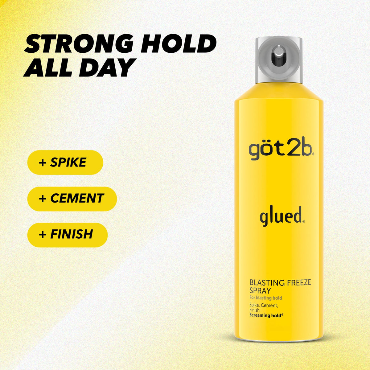 Got2B Glued Blasting Freeze Hair Spray 12 Fl Oz back view