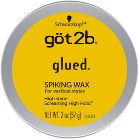 Got2B Glued Spiking Hair Wax front view, 68g