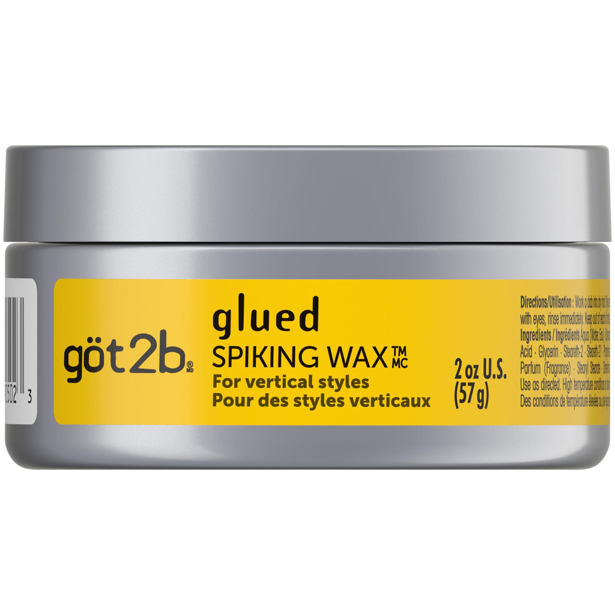 Got2B Glued Spiking Hair Wax packaging side view