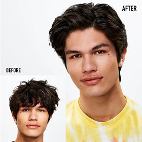 Got2B Glued Spray Wax 8 oz displayed with hair styling tools