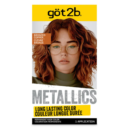 Got2B Metallics Permanent Hair Dye Bronzed Copper front view