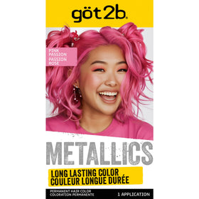 Got2B Metallics Permanent Hair Dye Pink Passion M87 front view