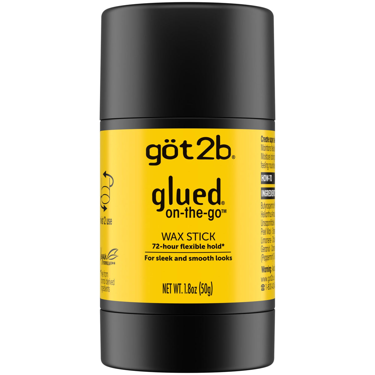 Got2B On-The-Go Hair Wax Stick 1.8oz front view